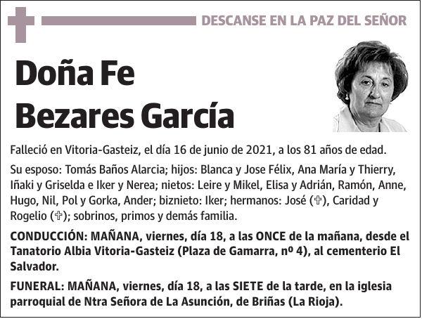 Fe Bezares García