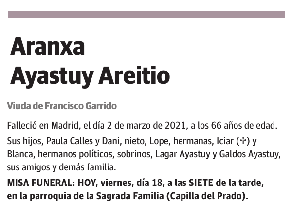 Aranxa Ayastuy Areitio