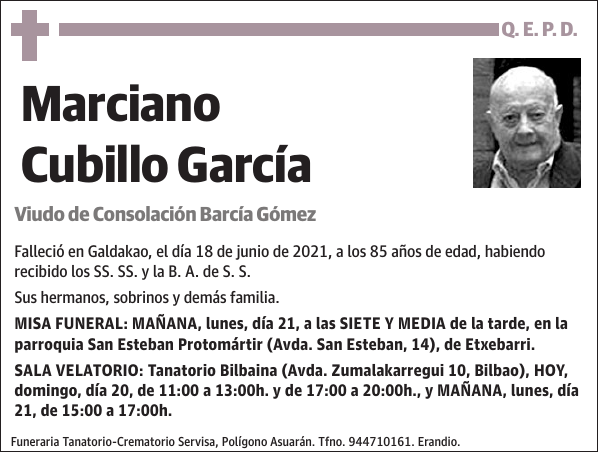 Marciano Cubillo García