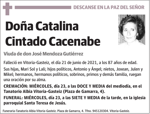 Catalina Cintado Cacenabe