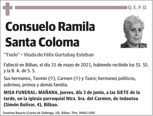 Consuelo Ramila Santa Coloma