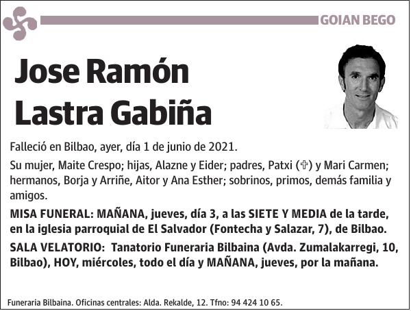 Jose Ramón Lastra Gabiña