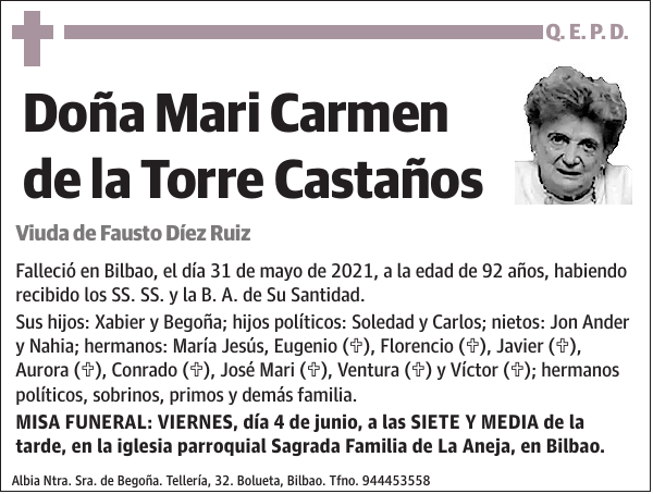 Mari Carmen de la Torre Castaños