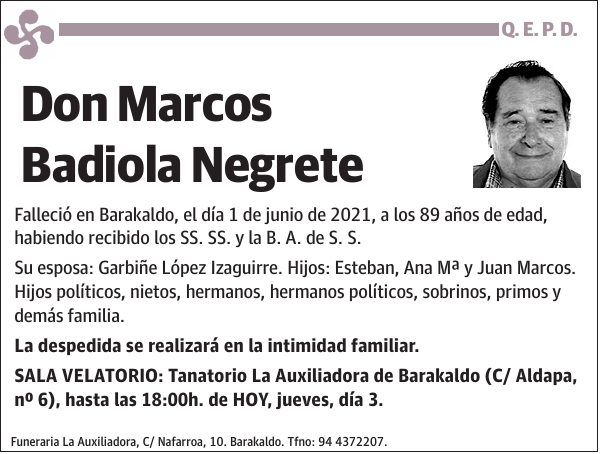 Marcos Badiola Negrete