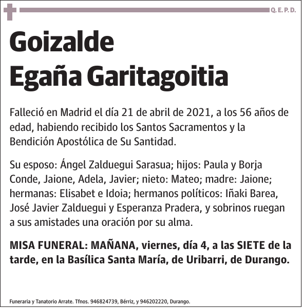 Goizalde Egaña Garitagoitia