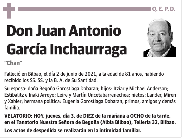 Juan Antonio García Inchaurraga