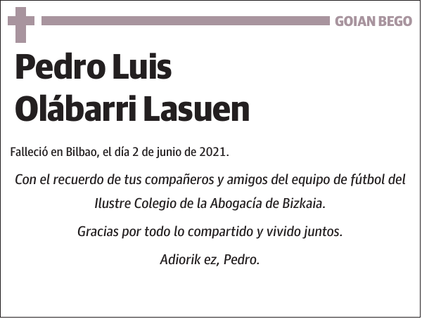 Pedro Luis Olábarri Lasuen