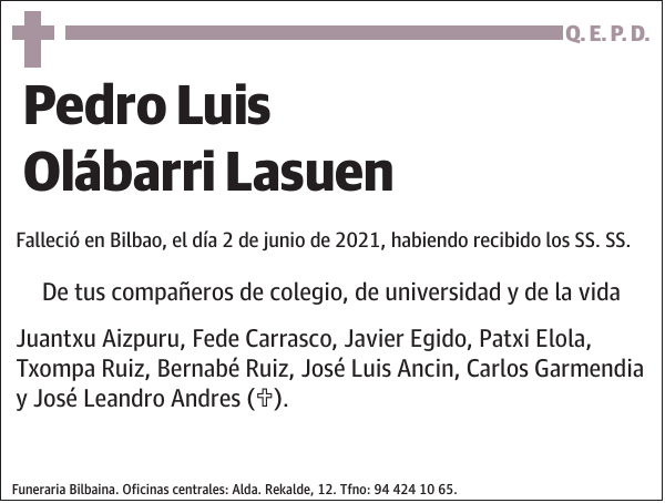 Pedro Luis Olábarri Lasuen