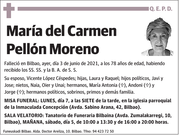 María del Carmen Pellón Moreno