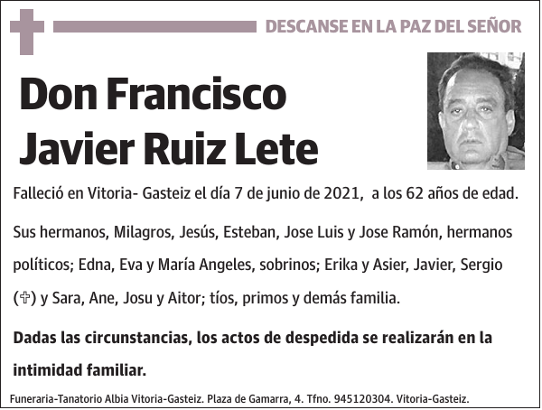 Francisco Javier Ruiz Lete