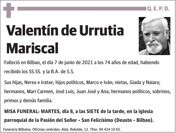 Valentín de Urrutia Mariscal