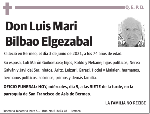 Luis Mari Bilbao Elgezabal