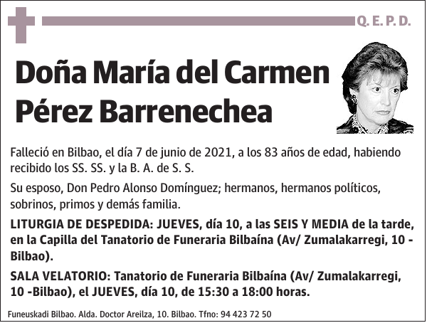 María del Carmen Pérez Barrenechea