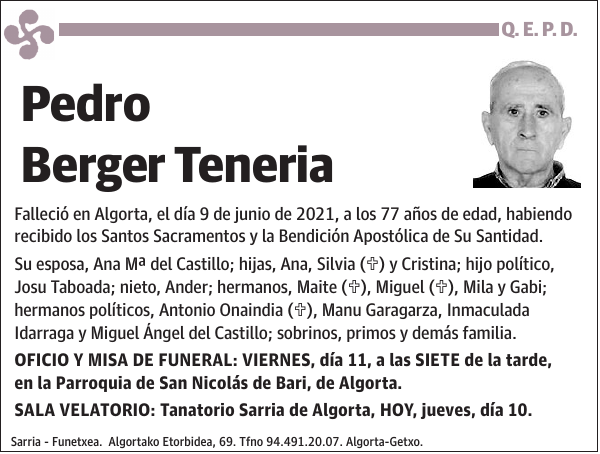 Pedro Berger Teneria