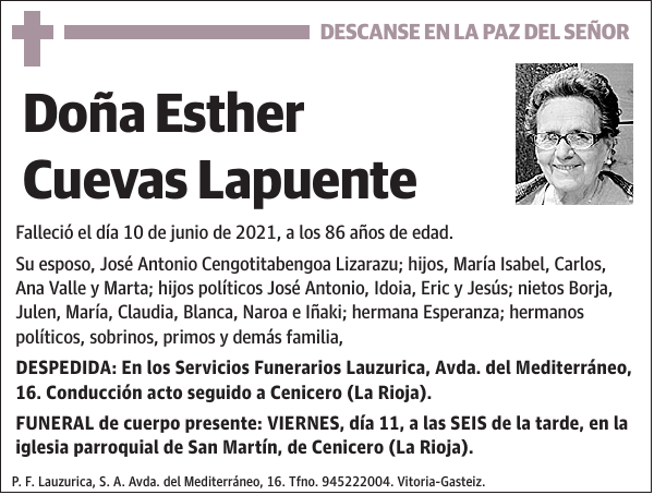 Esther Cuevas Lapuente