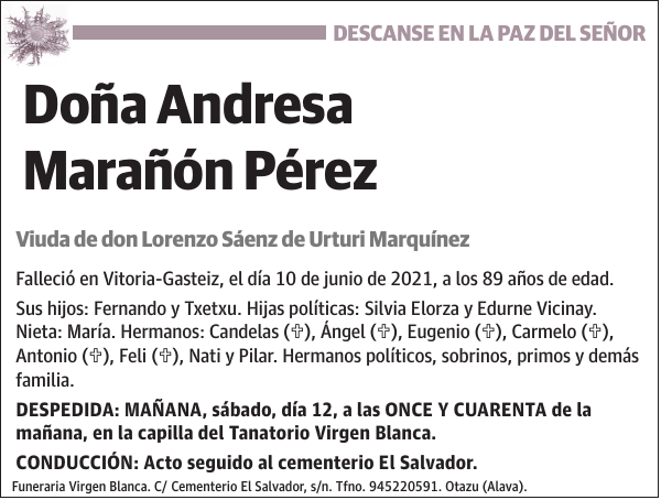 Andresa Marañón Pérez