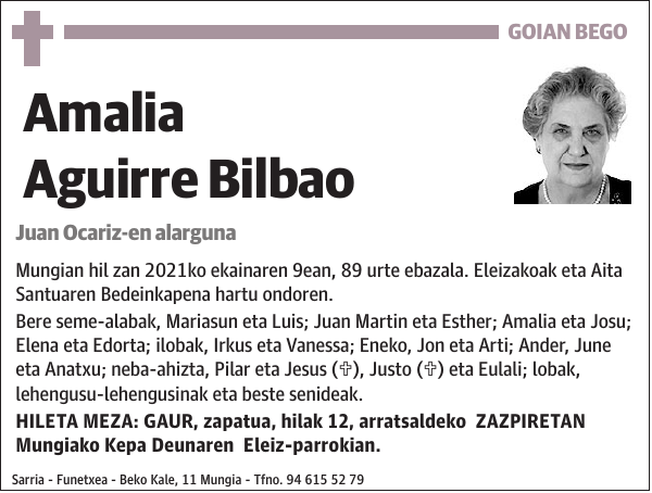 Amalia Aguirre Bilbao