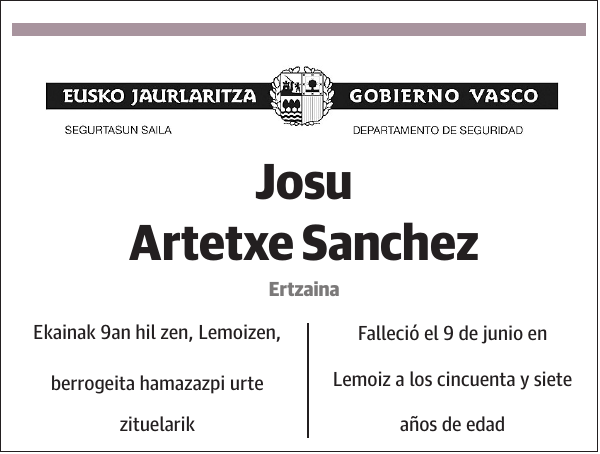 Josu Artetxe Sanchez