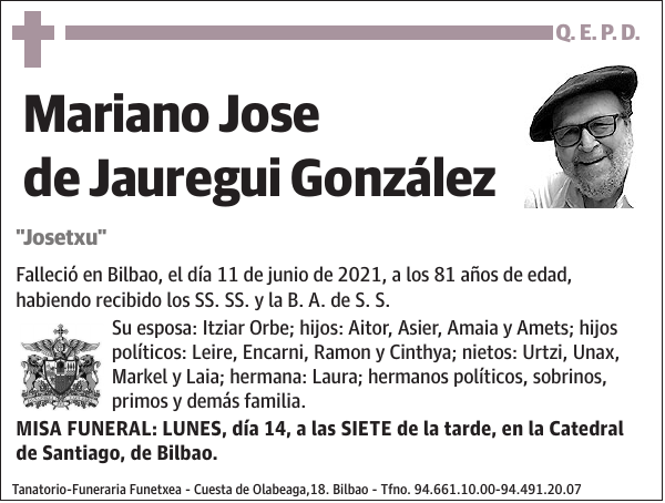 Mariano Jose de Jauregui González