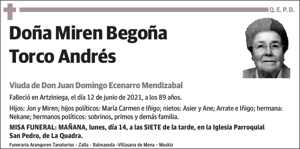 Miren Begoña Torco Andrés