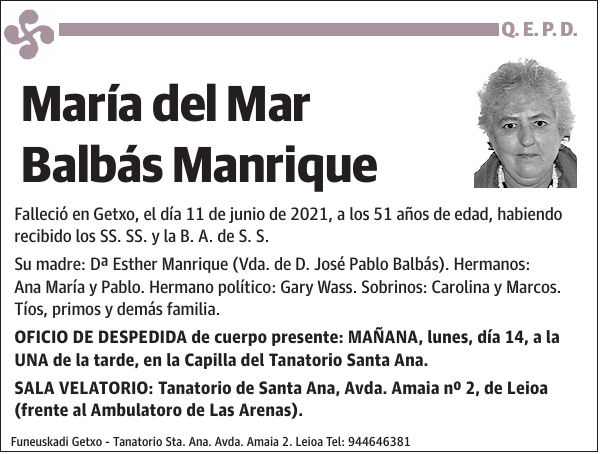 María del Mar Balbás Manrique