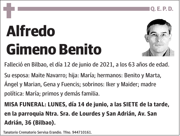 Alfredo Gimeno Benito