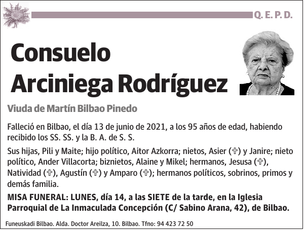 Consuelo Arciniega Rodríguez