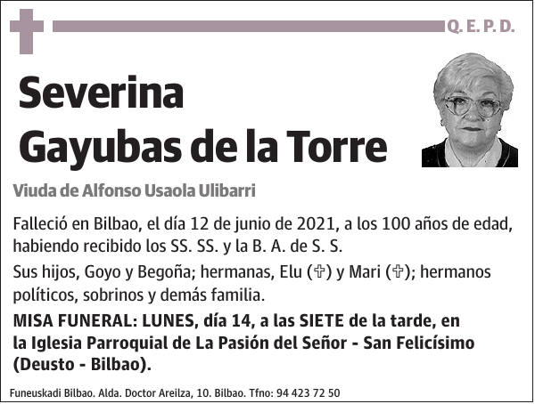 Severina Gayubas de la Torre