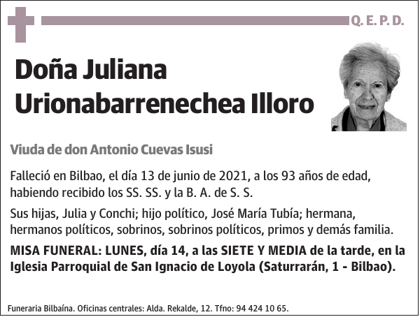 Juliana Urionabarrenechea Illoro