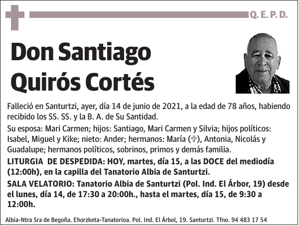 Santiago Quirós Cortés