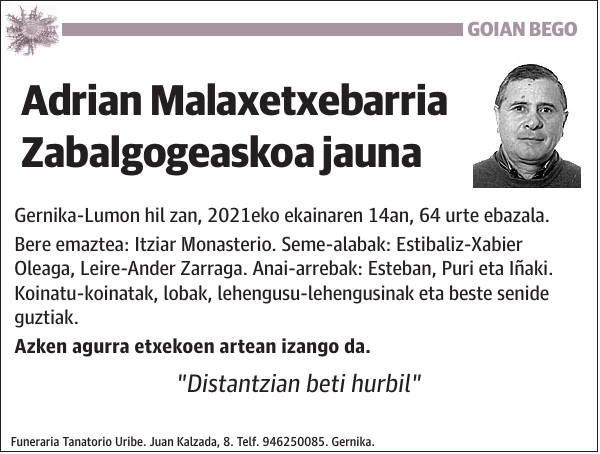 Adrian Malaxetxebarria Zabalgogeaskoa