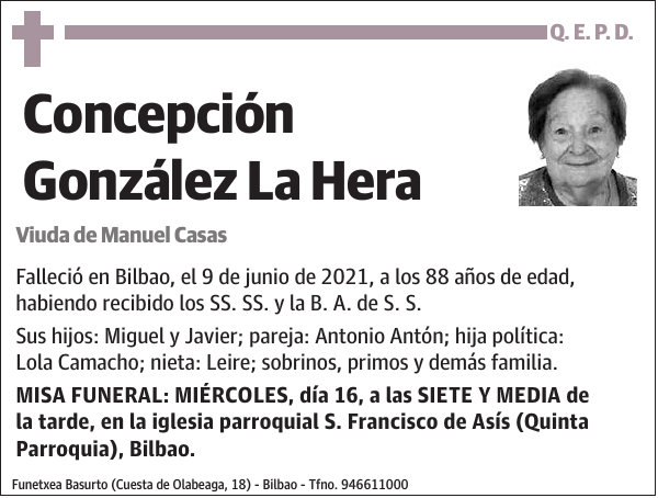 Concepción González La Hera