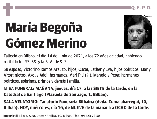 María Begoña Gómez Merino