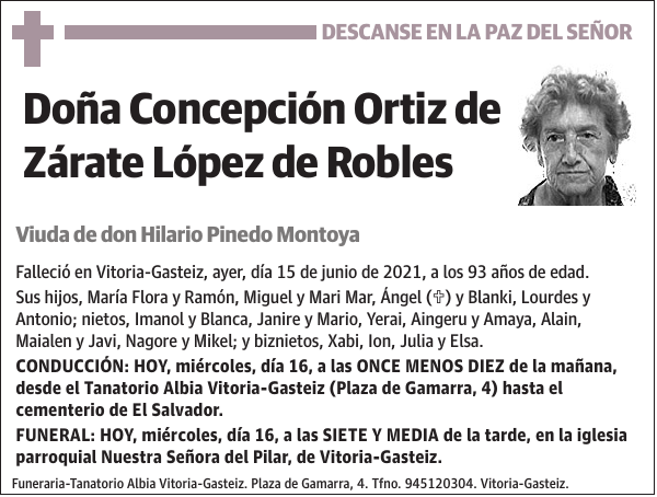 Concepción Ortiz de Zárate López de Robles