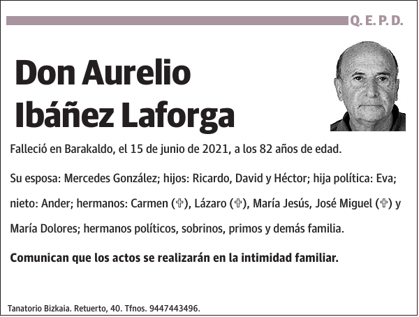 Aurelio Ibáñez Laforga