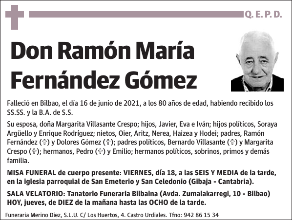 Ramón María Fernández Gómez