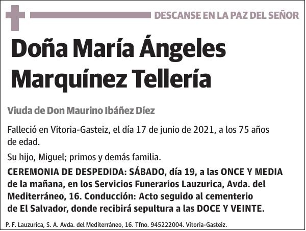 María Ángeles Marquínez Tellería