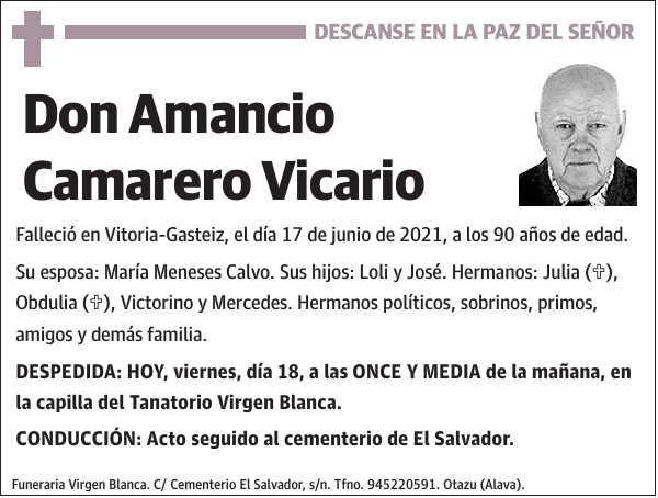 Amancio Camarero Vicario