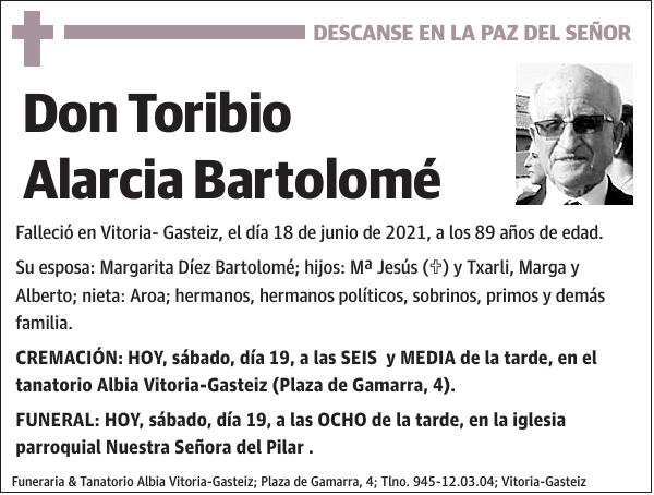 Toribio Alarcia Bartolomé