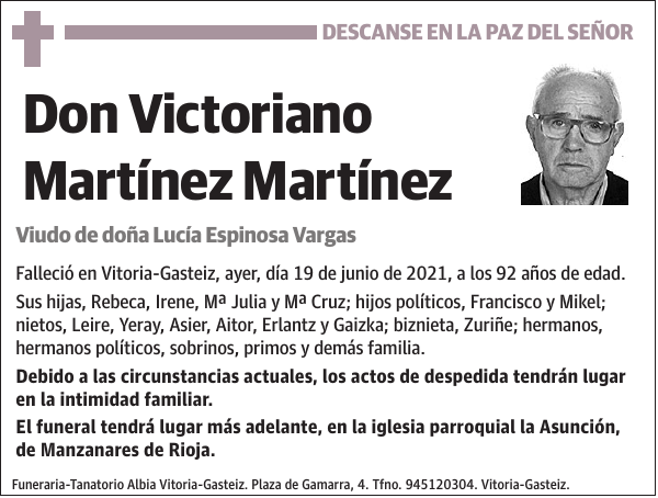 Victoriano Martínez Martínez