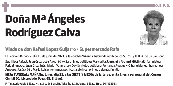 Mª Ángeles Rodríguez Calva