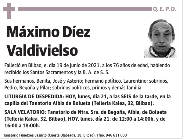 Máximo Díez Valdivielso