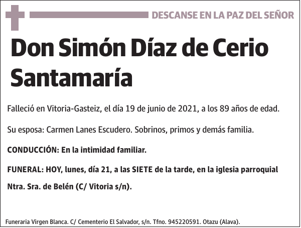 Simón Díaz de Cerio Santamaría