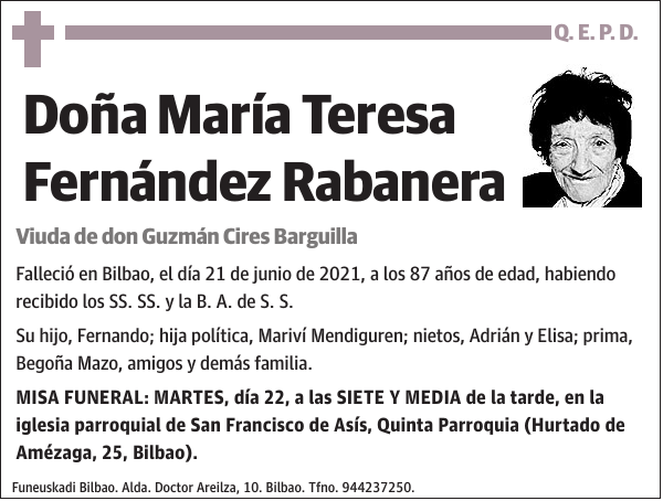 María Teresa Fernández Rabanera