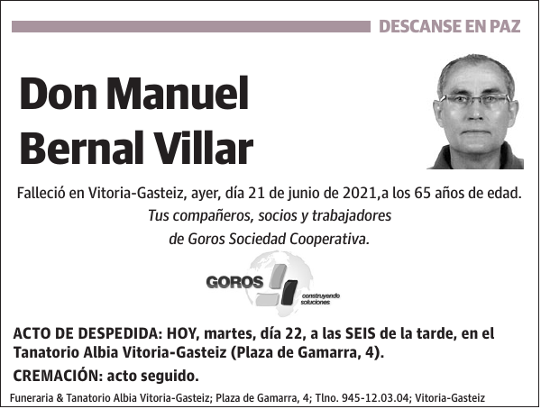 Manuel Bernal Villar