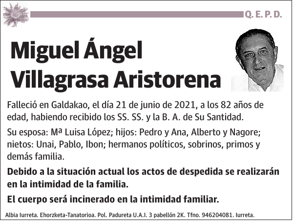 Miguel Ángel Villagrasa Aristorena