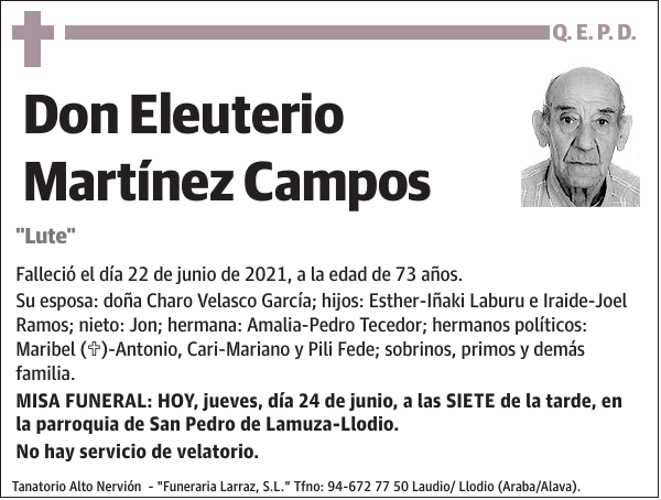 Eleuterio Martínez Campos