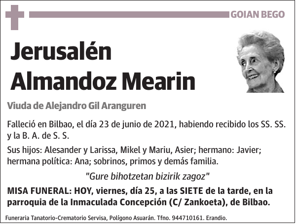 Jerusalén Almandoz Mearin