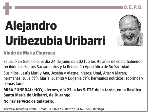 Alejandro Uribezubia Uribarri