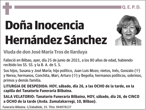 Inocencia Hernández Sánchez